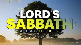 IOG - "The Lord's Sabbath: A Day of Rest" 2023