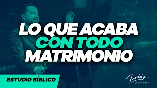 Lo que acaba con todo matrimonio