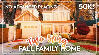 No Advanced Placing Two Story Fall Family Home Speedbuild and Tour - iTapixca Builds