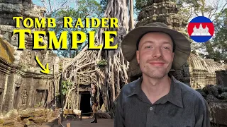Discovering an ANCIENT Temple Overgrown by Jungle (Tomb Raider Temple, Angkor)