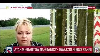 Atak migrantów! A.Siewiereniuk-Maciorowska: działania służb na granicy utrudniają aktywiści