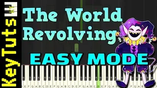 The World Revolving from Deltarune - Easy Mode [Piano Tutorial] (Synthesia)