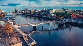 Driving in Dublin from Chapelizod to Islandbridge, September 2020