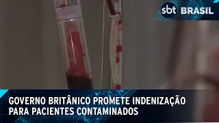 Pacientes tratados com sangue contaminado serão indenizados no Reino Unido | SBT Brasil (20/05/24)