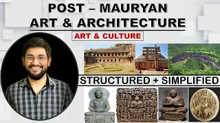 Post-Mauryan Art || Indian Architecture , Sculpture & Pottery ||Art & Culture || Historical Shots ||