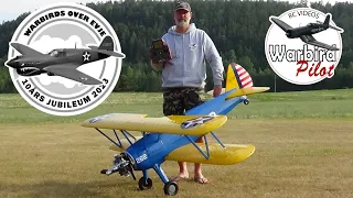 Warbirds over Evje 2023 Flair Stearman PT-17 with Saito fg-73r5 engine