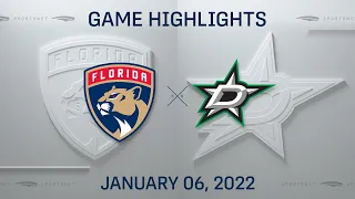 NHL Highlights | Panthers vs. Stars - Jan. 6, 2022