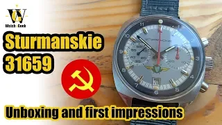 Sturmanskie 31659 - Unboxing and first impressions of a military issued Chronograph