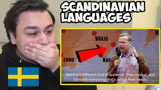 British Reaction To Johan Glans on Scandinavian Languages (Swedish Comedy)