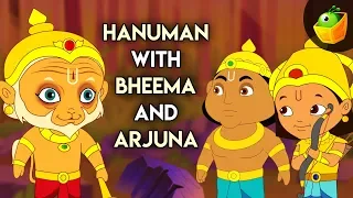 Hanuman with Bheema and Arjuna | Jai Hanuman Animated Stories in English