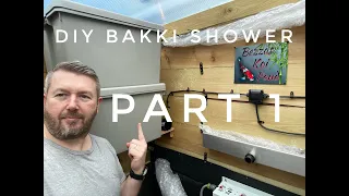 DIY Bakki shower progress