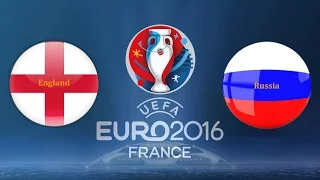 England   Russia 1 1 Full Highlights & All Goals Euro 2016   English Commentary