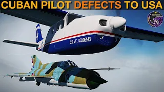 1991 Cuban Pilot Defects To USA With Mig-21 Fishbed | DCS WORLD Reenactment