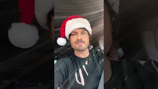 Ian Somerhalder's New Twitter Video 🎄❤️