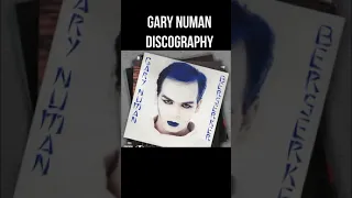 Gary Numan Discography in 13 sec #shorts