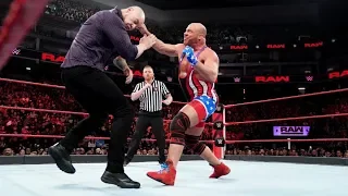 Kurt Angle vs  Baron Corbin - full Match