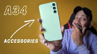 Samsung Galaxy A34 Best Accessories | Tempered Glasses, Best Back covers, Screen Protectors|A34 🙌🔥