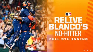 THE FINAL INNING! See the final 3 outs of Ronel Blanco's NO-HITTER!