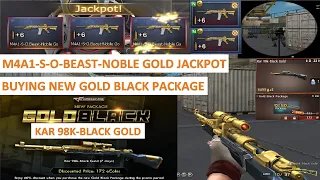 BUYING NEW GOLD BLACK PACKAGE & M4A1-S-OBSIDAN BEAST-NOBLE GOLD JACKPOT