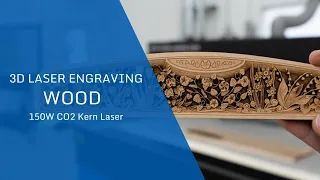 3D Laser Engraving Wood