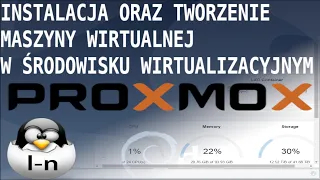 Instalacja środowiska Proxmox, tworzenie maszyny wirtualnej i praca z VNC w maszynie wirtualnej