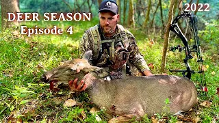 2 DEER DOWN!! - DEVELOPMENT DEER HUNT!! - Maryland Archery Deer Hunting 2022