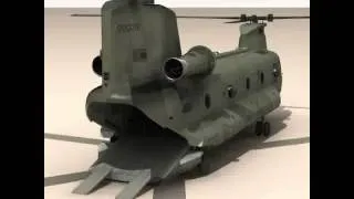 3D Model of CH-47 US Army Review