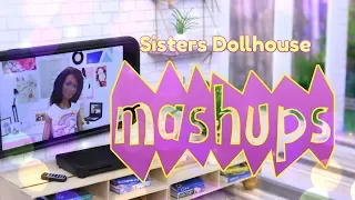 Mash Ups: Sisters Dollhouse Crafts | Living Room | Closet | Kitchen & More