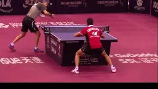 2018 Open Qatar Hugo calderano vs Timo Boll  5set