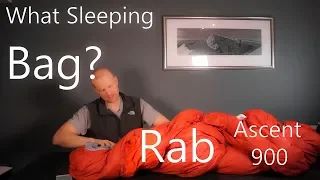 RAB Ascent 900 - my sleeping bag for wild camping