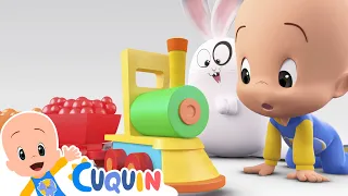 Learn with Cuquin and the Magic colorful train | Educational videos