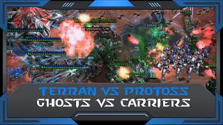 StarCraft 2 (RuFF Highlight): Ghost vs Carriers