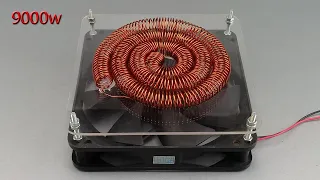 How to Make 9000w Free Energy From 12v DC Fan And Copper Wire