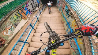 URBAN DOWNHILL MTB Street Tour JENA, GERMANY - Lukas Knopf