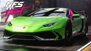 Need For Speed Heat : LA FOLIE ! Lamborghini Huracan Customisation & Gameplay
