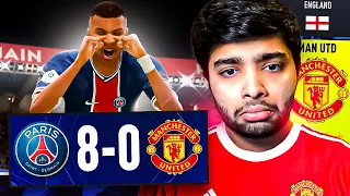 PSG STOP IT!!!😔 - FIFA 22 MAN UNITED CAREER MODE EP8