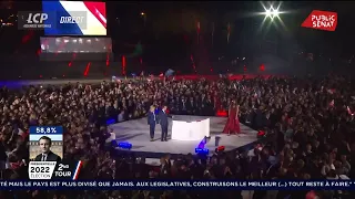 "Je ne suis plus le candidat d'un camp mais le Président de tous" affirme Emmanuel Macron