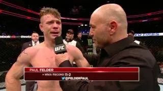 Fight Night Boston: Paul Felder Octagon Interview