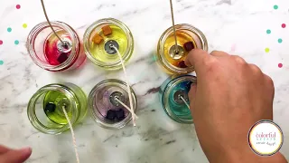 How to: DIY Mini Mason Candles
