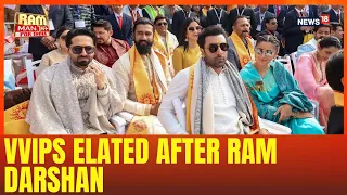 Ram Mandir Pran Pratishtha | Indian Celebrities Elated After The Darshan of Ram Lalla | N18V