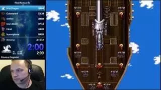 Final Fantasy IV Speedrun (No Stairs Glitch) - 3:12:25 (Live Commentary)