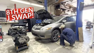 Putting Honda's BIGGEST ENGINE in Our Civic