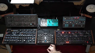 Ambient poly synth jam with the NDLR, Deckard's Dream, OB-6, Peak, Dreadbox Abyss, Polymoon, Big Sky