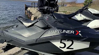 100kmh+ Sea-Doo Spark GP4  |  MaptunerX on Nico Russ Racing Ski