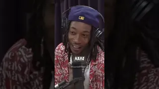 Wiz Khalifa's Mushroom Chat with Rogan! #shorts #joerogan #wizkhalifa #drugaddiction