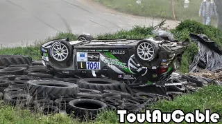 🇫🇷 Rallye Rhône Charbonnières 2024 - Crash - Mistakes & Super spectators by ToutAuCable