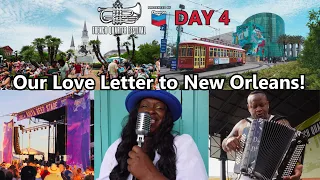 French Quarter Festival 2024 Day 4!  OUR LOVE LETTER to NEW ORLEANS! BEST MUSIC in NEW ORLEANS!