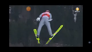 Daniel Huber 189m CRASH Obersdorf 2022