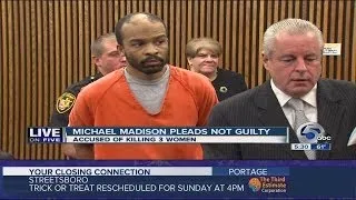 5PM: Alleged east Cleveland serial killer Michael Madison pleaded 'not guilty' in 2nd arraignment