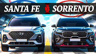 SUV VALUE KINGS! -- 2024 Hyundai Santa Fe vs 2024 Kia Sorento: Comparison